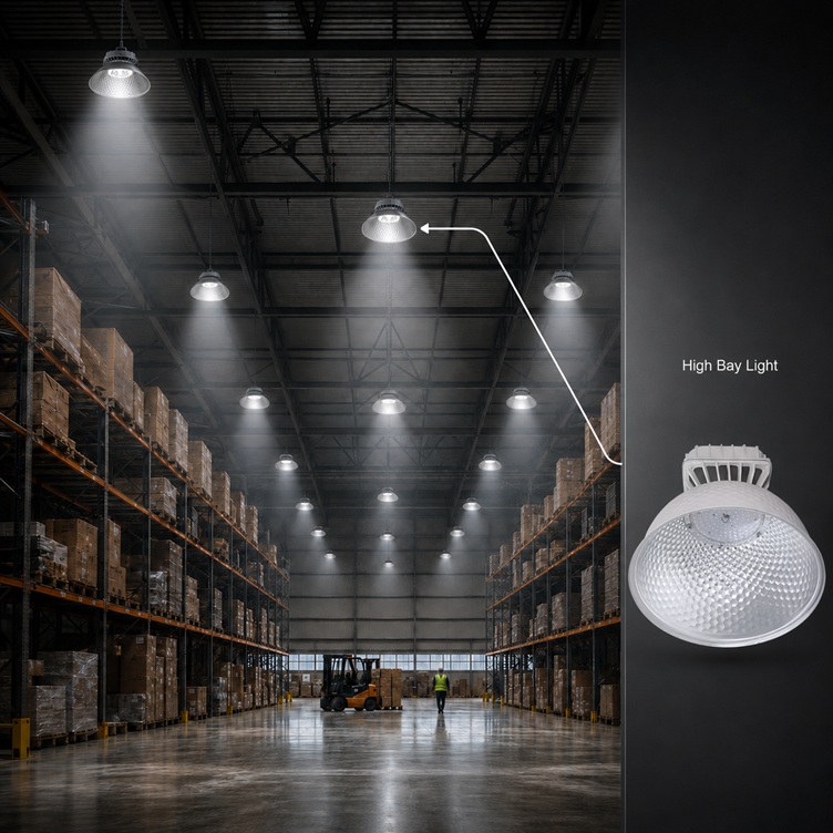 Sunjoylight UFO LED High Bay Light SJGK-909 - 200W industrial warehouse lighting