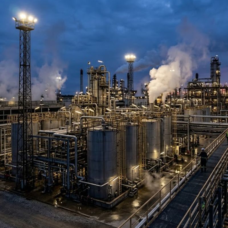 Chemical Plants LED lighting applications — Sunjoylight industrial lighting solutions
