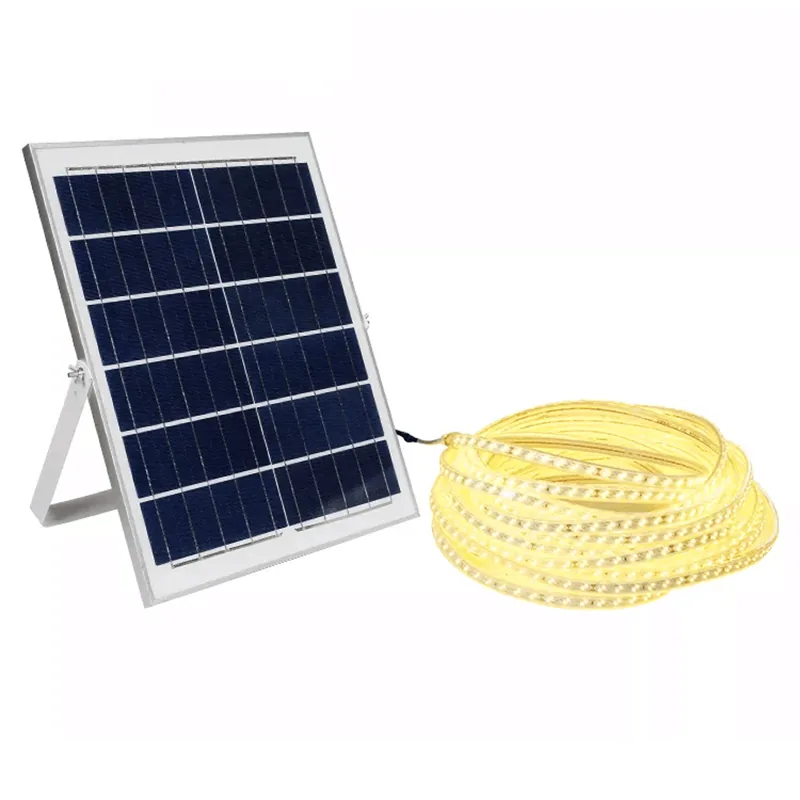 Sunjoylight SJDD301 — off-grid solar LED light with integrated panel and battery (String lights)