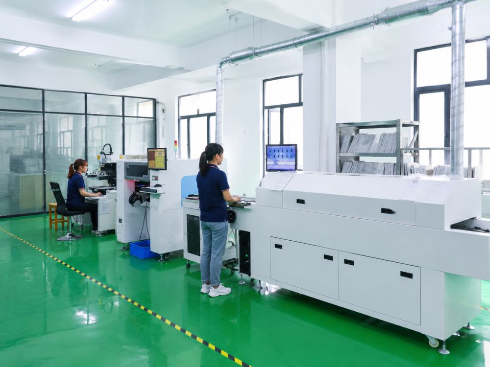 Sunjoylight LED lighting SMT production line and automated assembly equipment at the Changzhou factory in China